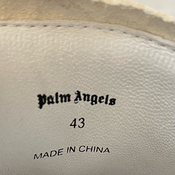 NEW Palm Angels Croc-effect leather sneakers size 43 Unisex - Picture 10 of 14